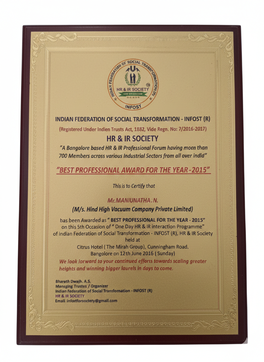 UWIN CII POWER Best Contract Labor Award